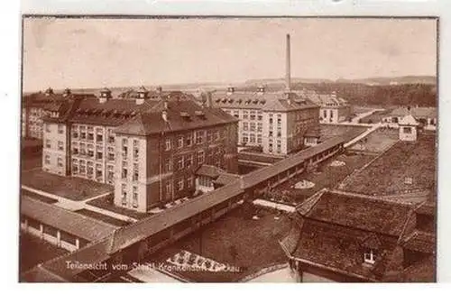 59284 Ak Teilansicht vom staatlichen Krankenstift Zwickau um 1925