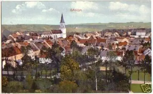 14797 AK Sayda Stadtansicht um 1920