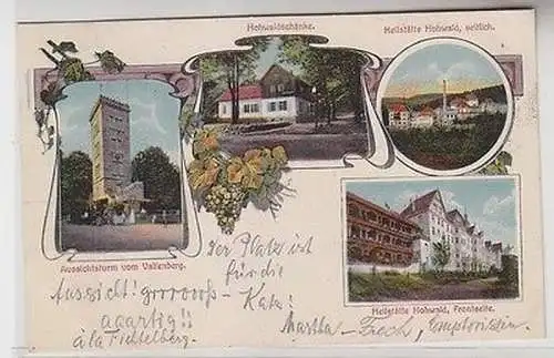 64661 Mehrbild Ak Heilstätte Hohwald, Hohwaldschänke, Valtenberg 1910
