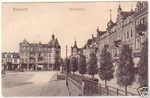 23797 Feldpost Ak Blasewitz Schillerplatz 1916