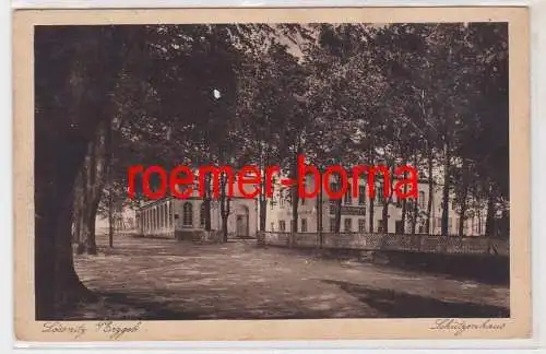 85277 Ak Lössnitz Erzgebirge Schützenhaus 1929