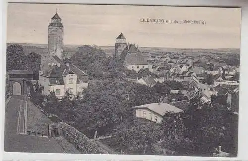 67829 Feldpost Ak Eilenburg Totalansicht mit dem Schloßberge 1917