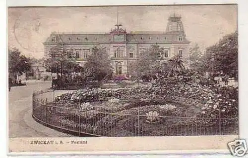33808 Ak Zwickau in Sachsen Postamt 1907