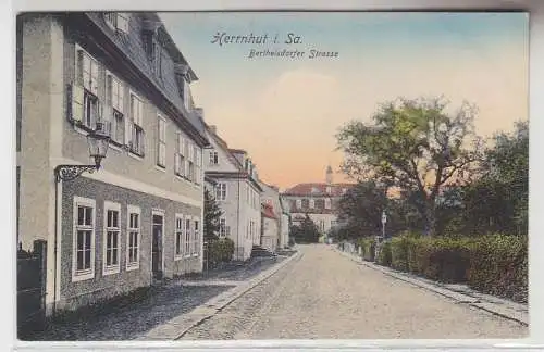 69217 Ak Herrnhut in Sachsen Berthelsdorfer Strasse 1922