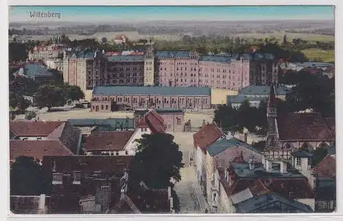 81702 AK Wittenberg Bezirk Halle - Totalansicht mit Kaserne 1921