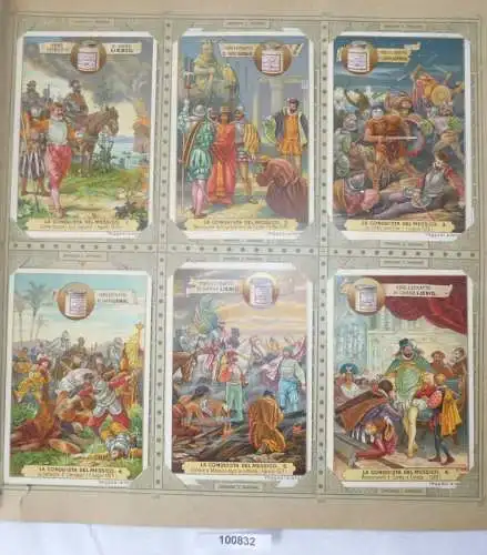 Liebigbilder Italien "La Conquista del Messico", komplett (19/100832)