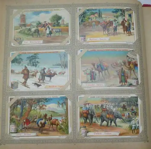 Liebigbilder Serie 434 "Last- und Nutztiere" komplett 1899 (9/ D0381xxx)