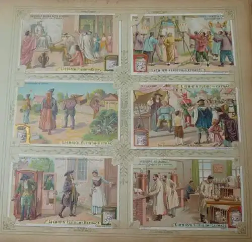 Liebigbilder Serie 563 "Die Heilkunst" komplett 1903 (12/ D0322mm)