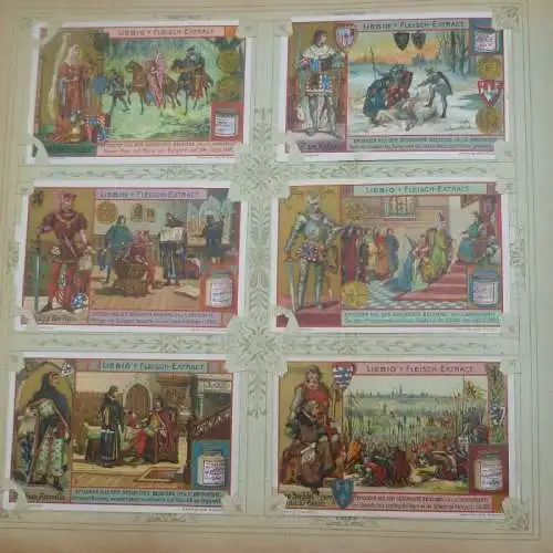 Liebigbilder Serie 633 "Episoden aus der Geschichte Belgiens I"kpl. 1905 (12/ D0
