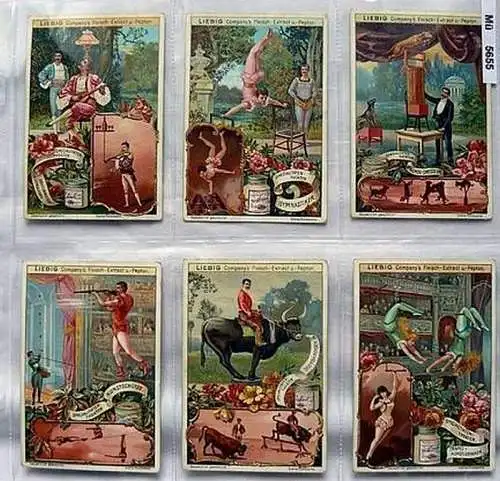 Liebigbilder Serie 412 Specialitäten-Theater III, komplett 1898 (5/5655)