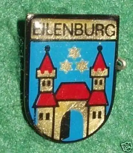 DDR Abzeichen Stadt Eilenburg mit Stadtwappen