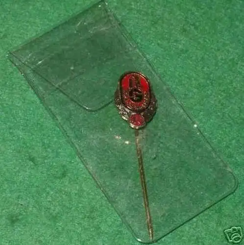 seltene DDR Anstecknadel Chemie, Papier, Keramik