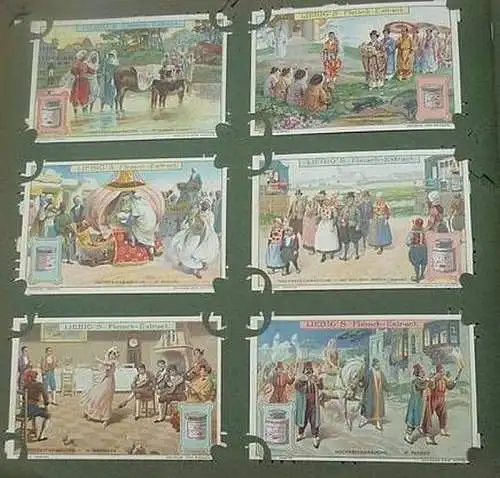 Liebigbilder Serie 808 "Hochzeitsbräuche", komplett 1911 (20/ D0234j)