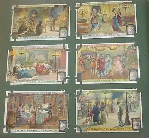 Liebigbilder Serie 815 "Licht und Leuchte", komplett 1911 (20/ D0234l)