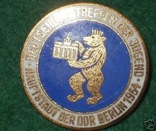 DDR Abzeichen Deutschlandtreffen der Jugend 1964