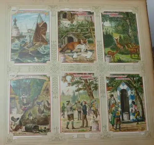 Liebigbilder Serie 312 "Vexierbilder XV"komplett 1895 (12/ D0322eee)