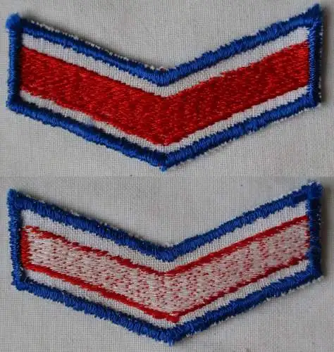 DDR Aufnäher DRK Deutsches Rotes Kreuz Qualifikationswinkel (164729)