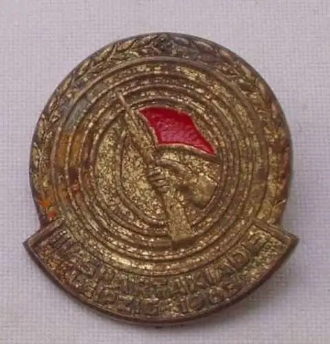 DDR Abzeichen Kampfgruppen Spartakiade Leipzig 1963