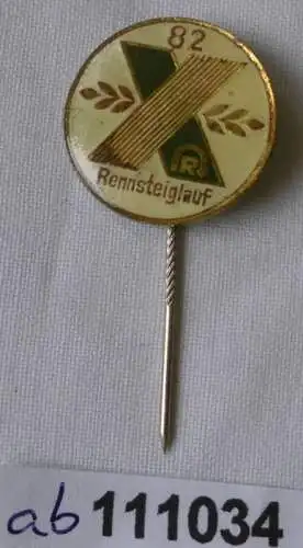 seltene DDR Anstecknadel X. Rennsteiglauf 1982 (111034)