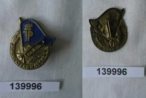 DDR Blech Abzeichen Pioniere Sommerferien 1958 für Jungpioniere (139996)