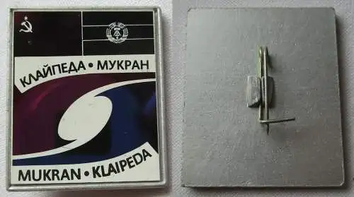 seltenes DDR Abzeichen Mukran Klaipeda (123791)