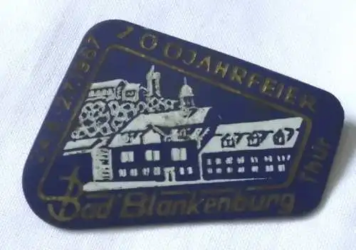 DDR Plaste Abzeichen 700 Jahrfeier Bad Blankenburg Thür. 1967