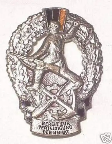 DDR Mehrkampfabzeichen GST in Silber Militär. Mehrkampf