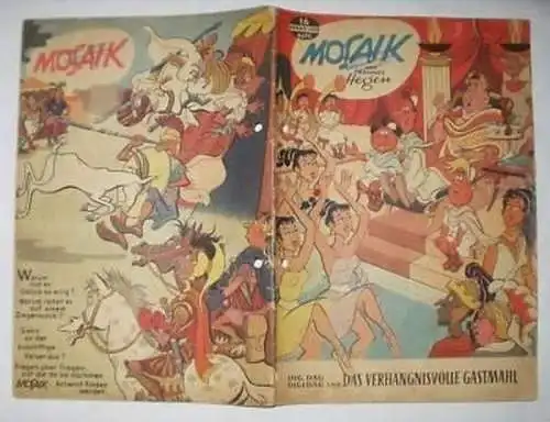 Mosaik von Hannes Hegen Digedag Nummer 16 von 1958