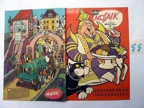 Mosaik von Hannes Hegen Digedag Nummer 76 von 1963 gg