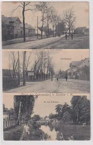 76426 Mehrbild Ak Gruß aus Cummersdorf bei Storkow i.M. Colonialwaren usw. 1913