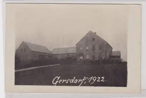 91319 Foto AK Gersdorf - Dreiseitenhof 1922