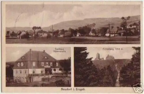14278 Feldpost Ak Neudorf im Erzgebirge 1941