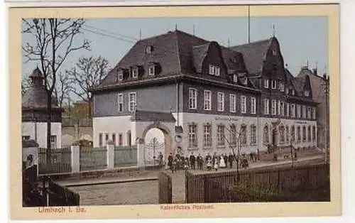 41155 Ak Limbach in Sa. kaiserliches Postamt um 1910