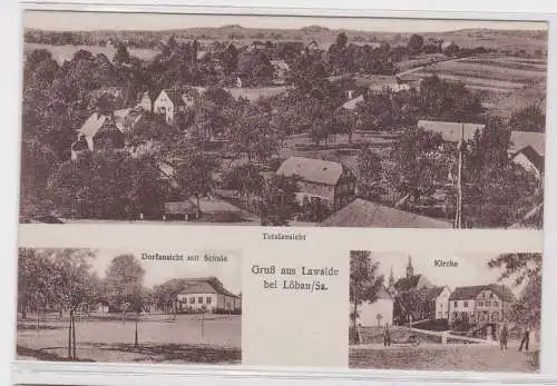 49156 Mehrbild Ak Gruß aus Lawalde bei Löbau in Sachsen um 1930