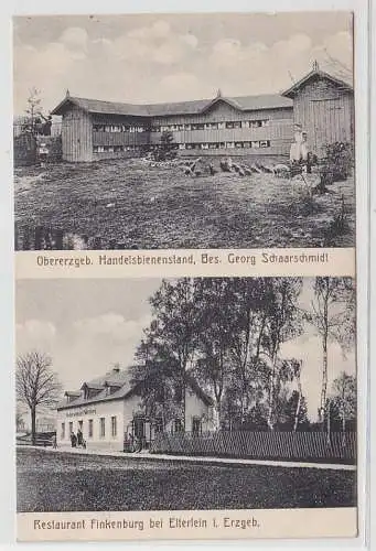 70372 Ak Restaurant Finkenburg bei Elterlein, Obererzgeb. Handelsbienenstand 191