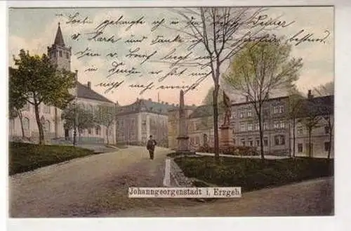52198 Ak Johanngeorgenstadt im Erzgebirge Stadtansicht 1911