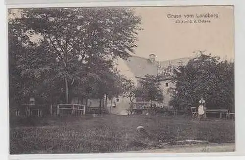 52342 Ak Gruß vom Landberg 433 m über der Ostsee 1911