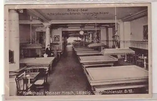 32/32 Ak Leipzig Restaurant "Der weisse Hirsch" 1916