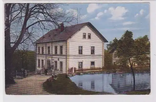 91508 AK Gruß aus Trieb bei Jocketa - Gasthaus Drei Linden um 1920