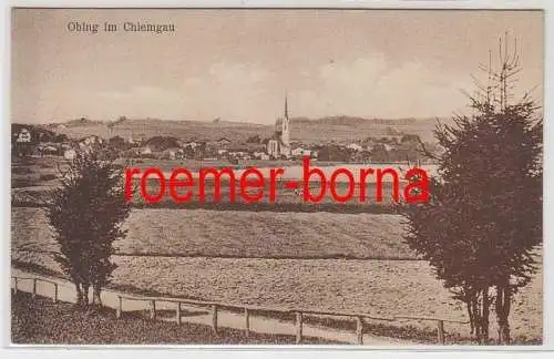 76613 Ak Obing im Chiemgau Totalansicht um 1930