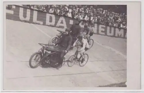 87887 Foto Ak Leipzig Steherrennen 11. Juli 1920 Paul Thomas, Arthur Stellbrink