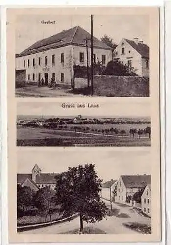 40901 Mehrbild Ak Gruss aus Laas Gasthof usw. um 1920