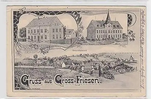 65083 Mehrbild Ak Gruss aus Gross-Friesen 1916