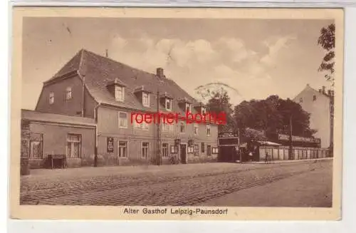 78725 Ak Leipzig-Paunsdorf Ballhaus Alter Gasthof 1930