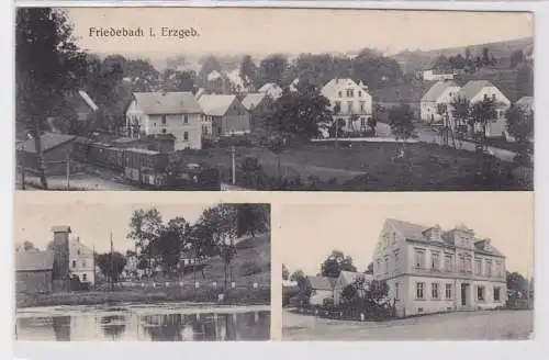 92809 Mehrbild Ak Friedebach im Erzgebirge 1917