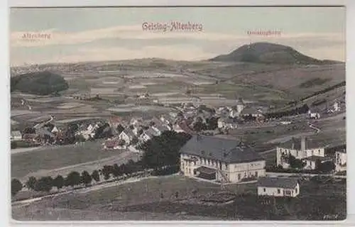 55775 Ak Geising Altenberg Totalansicht mit Gasthaus 1910
