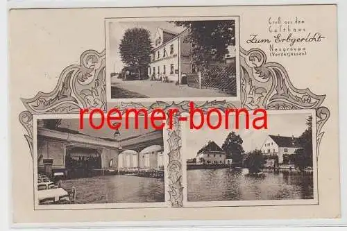 83024 Mehrbild Ak Gruß aus dem Gasthaus Zum Erbgericht Neugraupa 1931