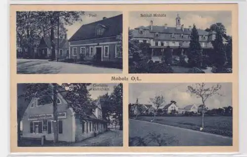 94035 Mehrbild Ak Moholz Oberlausitz Post, Gerichtskretzscham usw. 1935