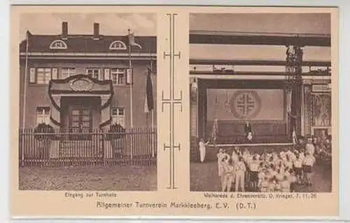 52844 Ak Allgemeiner Turnverein Markkleeberg E.V. (D.T.) um 1930