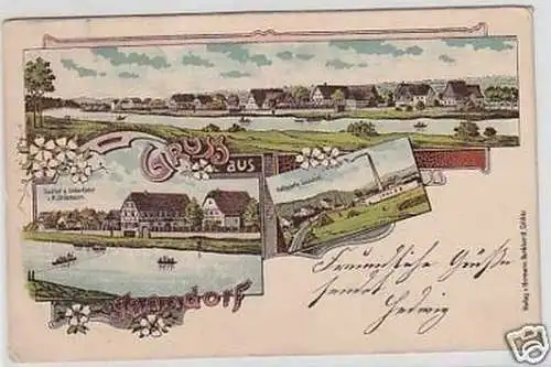 18322 Ak Lithographie Gruss aus Tanndorf 1911